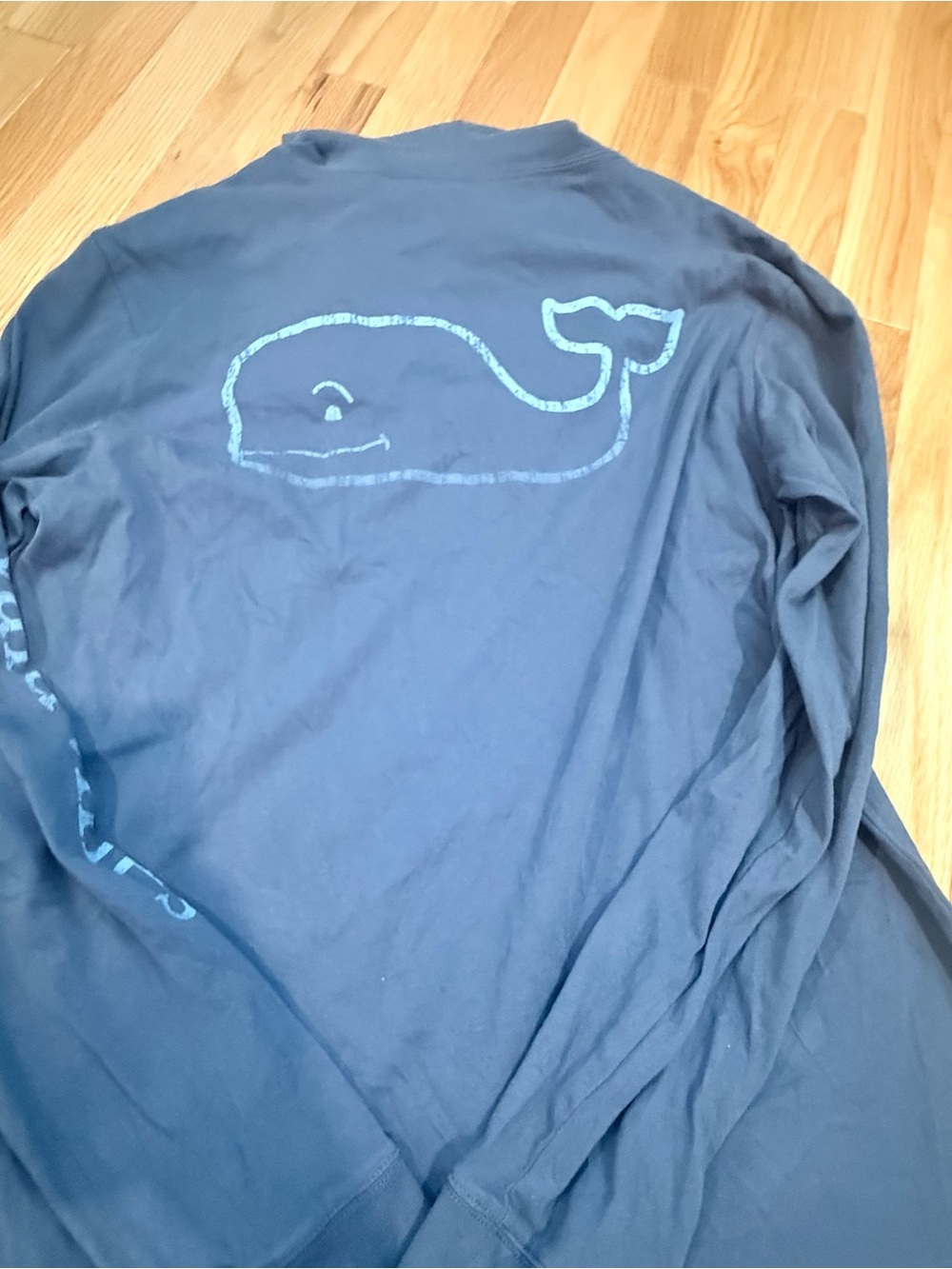 Vineyard Vines Men’s Hooded Long-Sleeve Shirt - Slate Blue - Picture 4 of 5